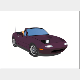 Winky Miata Winks Posters and Art